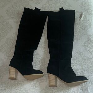 Black Knee-High Women's Boots